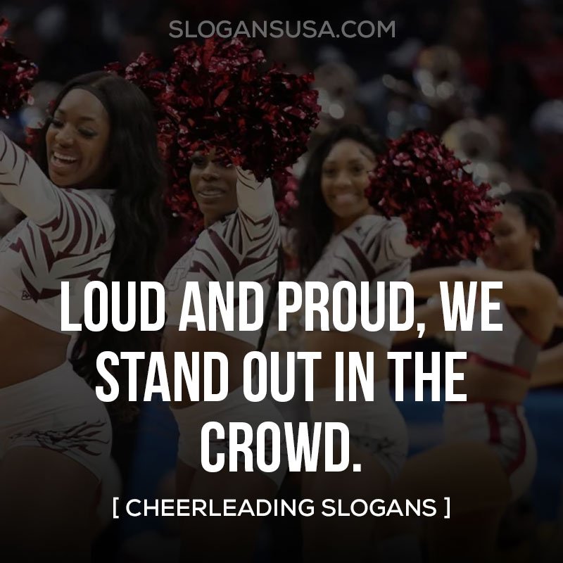 ➣ Best 50+ Cheerleading Slogans and Quotes