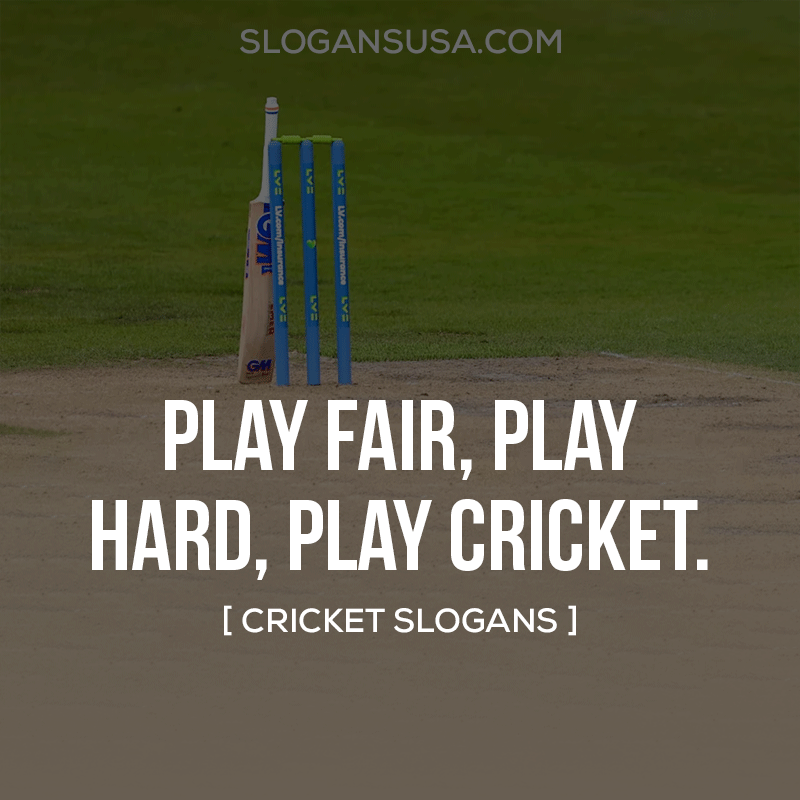 ➣ Best Cricket Slogans and Quotes